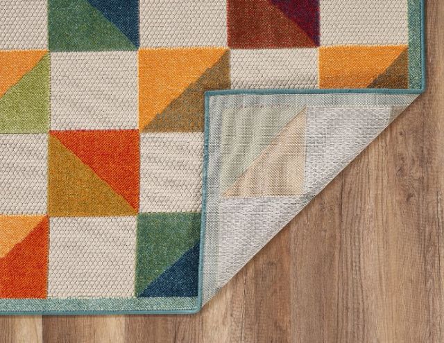 KAS Rugs Calla Ivory/Multi Scope 5'x7' Area Rug-3