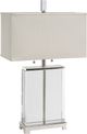 Decor-Rest® Furniture LTD Kayden Chrome/Crystal Table Lamp-0