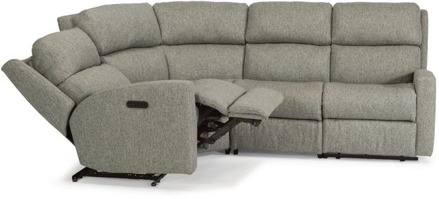 Flexsteel® Catalina Silver Slate Reclining Sectional-1