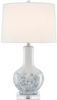 Currey & Company Myrtle Blue/Off-White Table Lamp-2