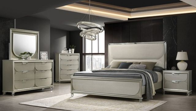 Furniture of America® Sheridan Silver Dresser-1