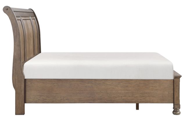 Homelegance® Bethel Antique Brown Queen Sleigh Storage Bed-3