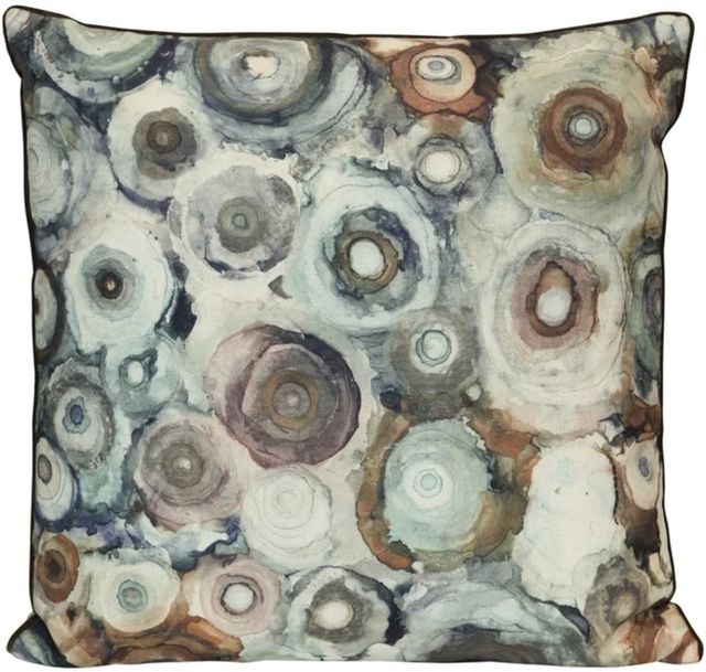 Stylecraft Norman Wyatt Home Blue/Taupe Designer Throw Pillow-0