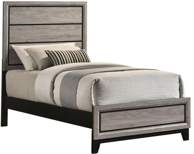 Coaster® Valen Light Taupe Youth Twin Panel Bed-3