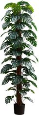 Monarch Specialties Inc. Black/Brown/Green 83" Indoor Artificial Monstera Tree with 8" Pot-0