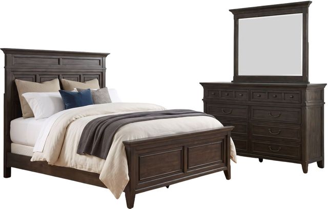 Liberty Furniture Paradise Valley 3-Piece Saddle Brown Queen Panel Bedroom Set-0
