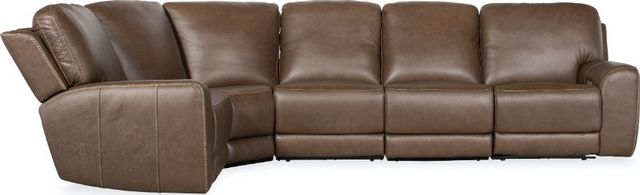 Hooker® Furniture SS Torres 5-Piece Sorrento Mocha Power Reclining Sectional-0