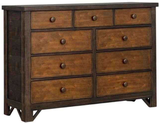 Legacy Classic Lake House Dried Tobacco/Pinecone Dresser-0