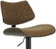 Armen Living Leland 4-Piece Espresso/Vintage Dark Brown Barstool Set-4