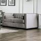 Furniture of America® Elliot Light Gray Loveseat-1