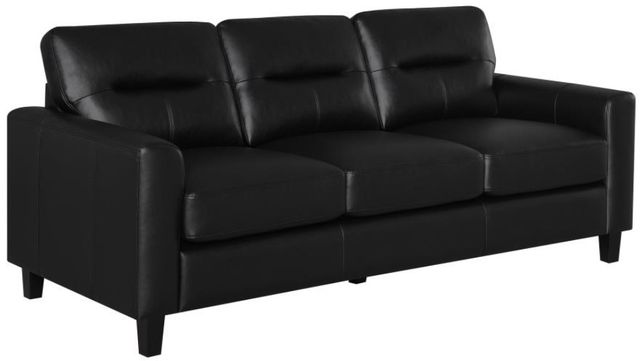 Coaster® Scotland 2-Piece Black Upholstered Sofa Set-0