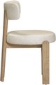 TOV Furniture Odessa Cream Leather Dining Chair-3