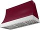 AGA Marquee 48" Cranberry Wall Mounted Range Hood  with Polished Chrome Trim-0