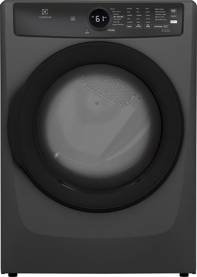 Electrolux® 8.0 Cu. Ft. Titanium Front Load Gas Dryer with Instant Refresh-0