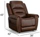 Flexsteel® Oscar Pumpernickel Brown Power Lift Recliner with Power Headrest-2