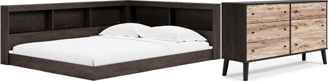Signature Design by Ashley® Piperton 2-Piece Brown Full Bookcase Storage Bed Set-0