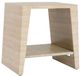 Classic Home Rosen Beige Travertine Outdoor End Table-0