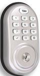 Crestron® Yale® Assure Lock™ Pushbutton Keypad Wireless Deadbolt-Satin Nickel-0
