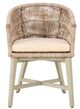 Classic Home Collins Natural/Sand Olefin/ Synthetic Rope Outdoor Dining Chair-1