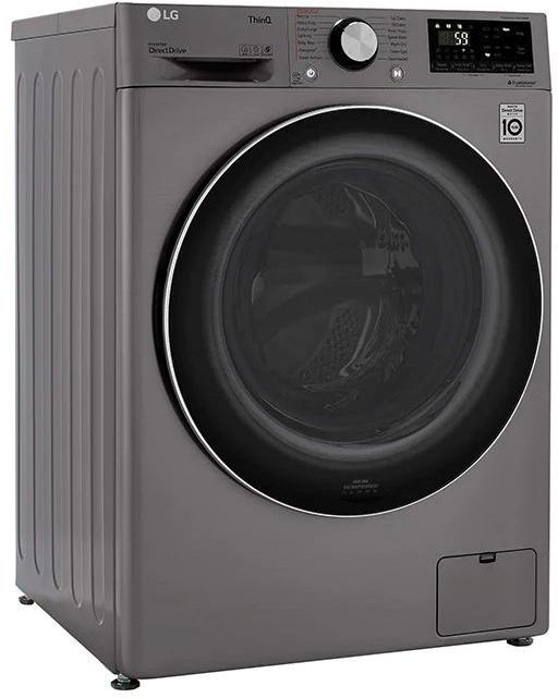 LG 2.4 Cu. Ft. Graphite Steel Front Load Washer Dryer Combos -2