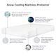 Protect-A-Bed® Therm-A-Sleep® White Snow Waterproof Queen Mattress Protector-4