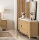 Michael Amini® Camellia Field Caramel Dresser and Mirror-1