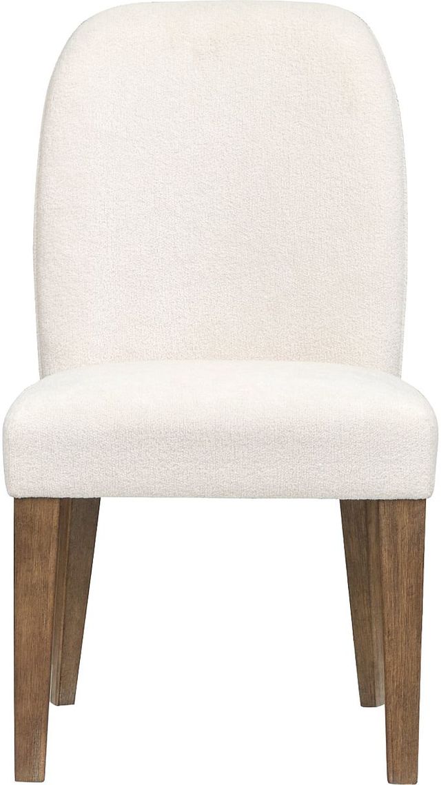 Magnussen Home® Westbourne 2-Piece Beige/Dark Umber Upholstered Host Side Chair Set-1