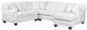 The Mix Customizable Kennedy 4-Piece U-Shaped Sectional with Chaise-0