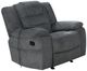 New Classic® Home Furnishings Redondo Dark Gray Power Glider Recliner-0