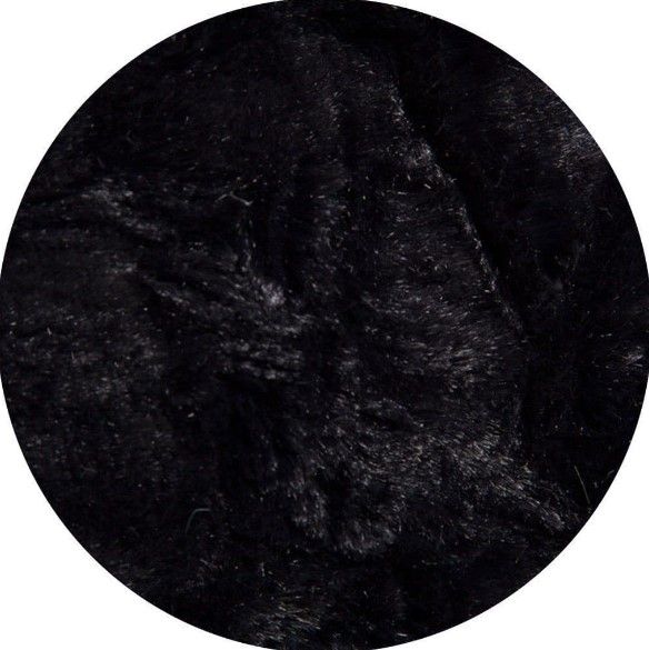 CordaRoy's® Black Faux Fur King Bean Bag Cover-0