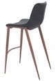 Zuo® Modern Magnus Black/Walnut Barstool-3