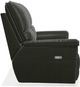 La-Z-Boy® Norris Shitake Leather Power La-Z-Time® Full Reclining Loveseat-2