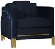 New Classic® Home Furnishings Empire Midnight Black Chair-0