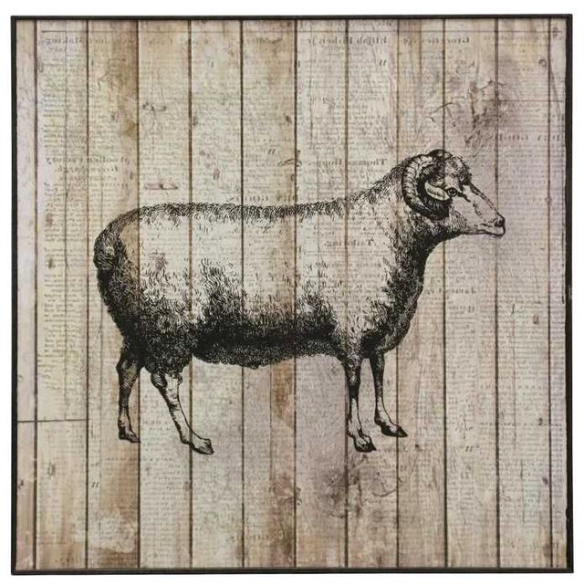 Stylecraft Farm Life II Brown/Black Wall Art-0