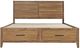 Jofran Inc. Claremont 3-Piece Light Brown Queen Bedroom Set-3
