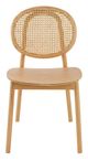 A & B Home Bohemian Cane 2-Piece Orange Dining Chair Set-1