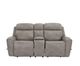 Man Wah Stone Gliding Reclining Console Loveseat-1