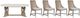 Bernards Citrus Heights 5-Piece Cement/Sand Dining Set-0