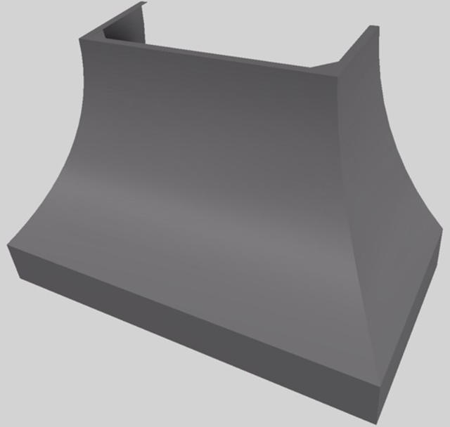 Vent-A-Hood® Designer Series 48" Gunsmoke Wall Mounted Range Hood-1