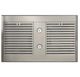 Best® Ispira 36" Stainless Steel Black Glass Island Range Hood-2