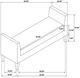 Coaster® Rex Vanilla Accent Bench-4
