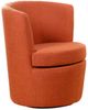 Stylecraft Dann Foley Lifestyle Orange Swivel Chair-0