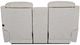 La-Z-Boy® Dorian Cream Power Reclining Loveseat with Console, Headrest, and Lumbar-4