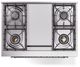 Ilve® Nostalgie II Series 36" Custom RAL Color Pro Style Dual Fuel Range-2