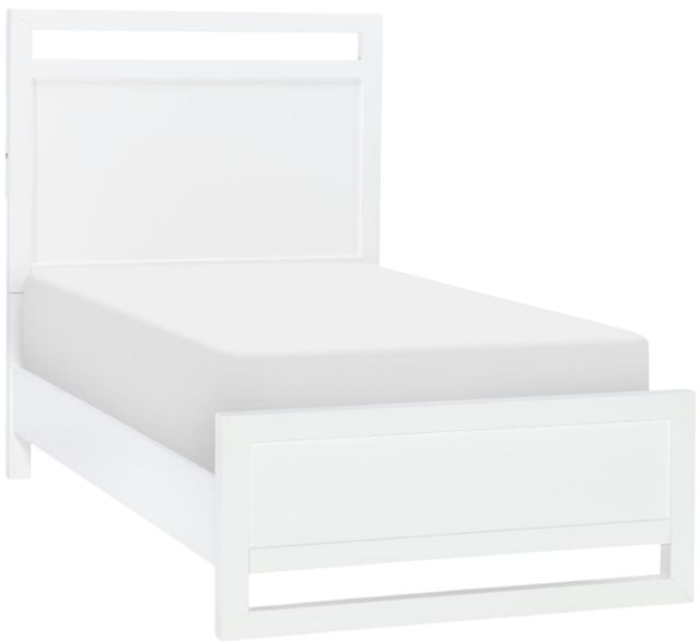 Legacy Classic Summerland Pure White Youth Twin Panel Bed-0