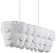 Currey & Company Tulum Sugar White Oval Chandelier-2