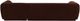 Moe's Home Collection Zandro 2-Piece Warm Brown Right-Arm Facing Sectional and Chaise-3