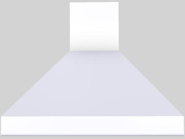 Vent-A-Hood® 36" White Wall Mounted Range Hood-0