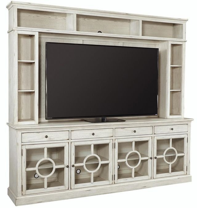 aspenhome® Radius 2-Piece Alabaster 96" Media Console-0