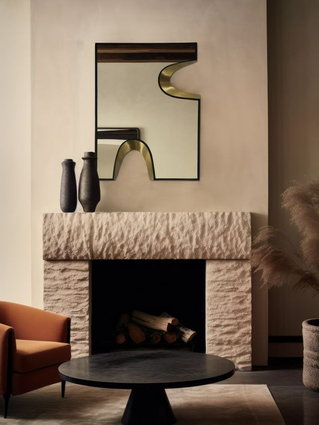 Meridian Furniture Soleil Black/Gold Mirror-4